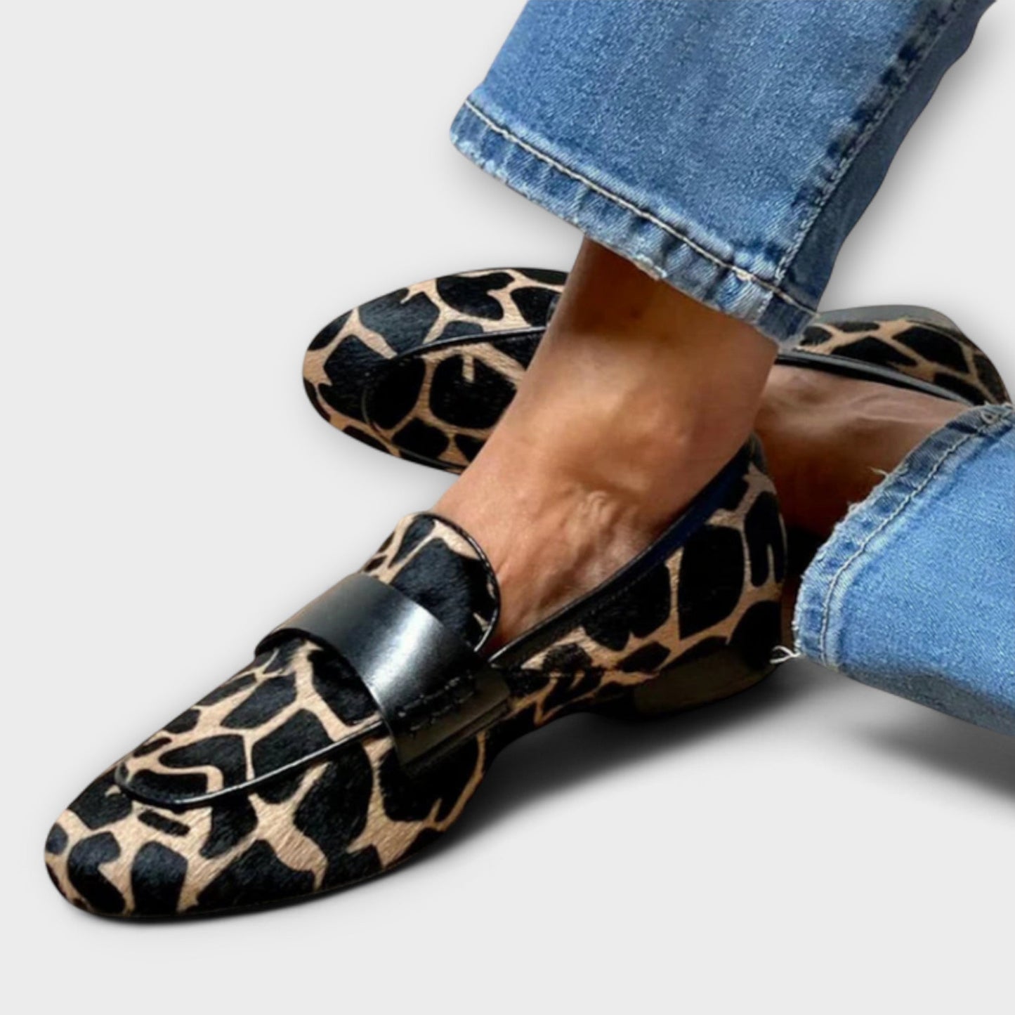 Léonie| Mocasín Leopardo
