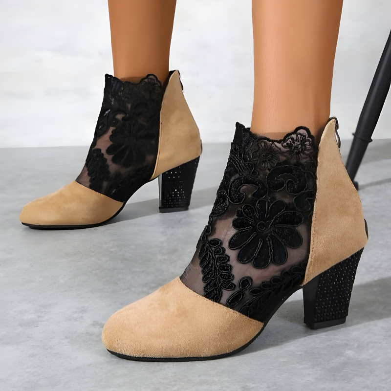 NORA | Elegantes tacones altos de encaje