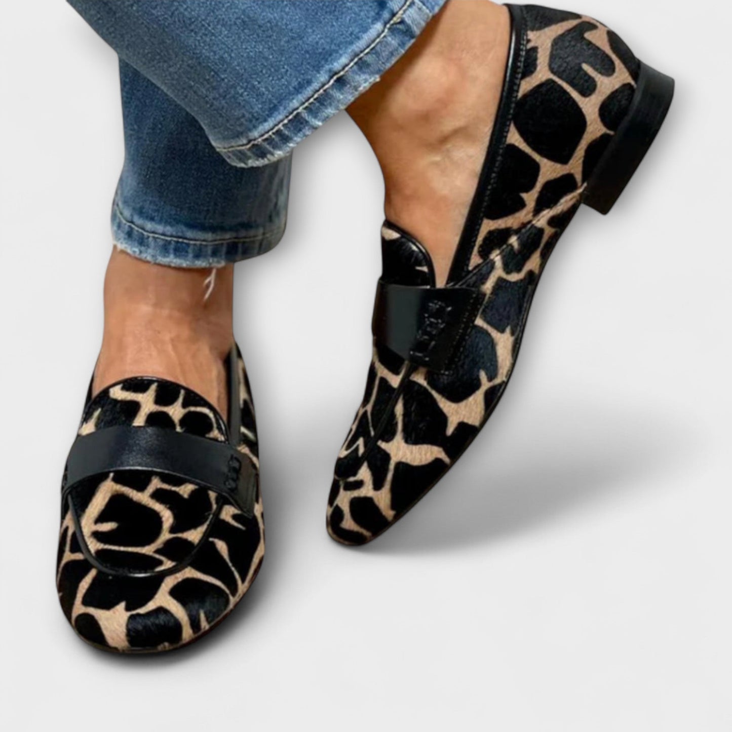 Léonie| Mocasín Leopardo