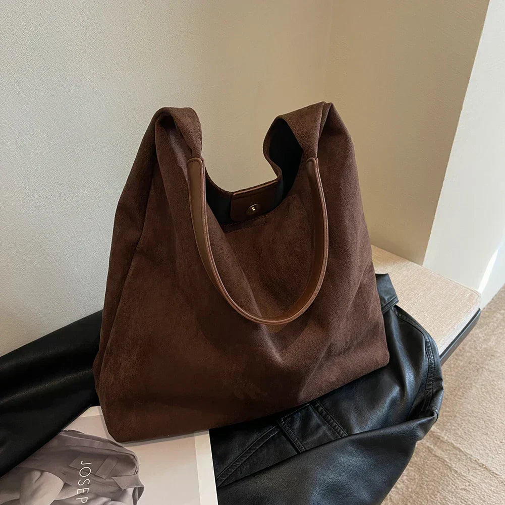 MILLE | Bolso tote de ante