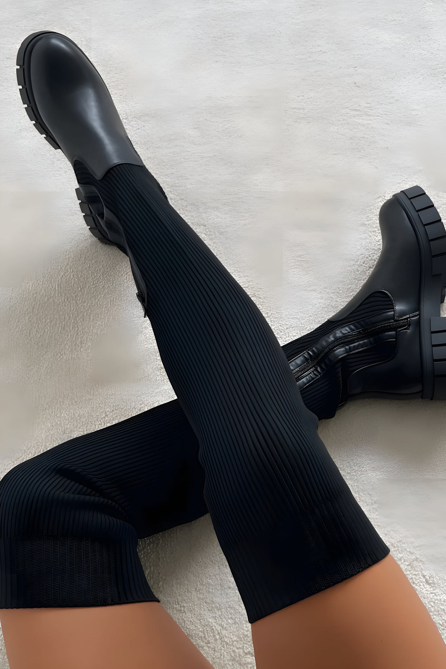 MADDIE | Botas overknee elásticas