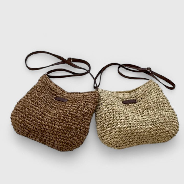 KATHY | Bolso de paja trenzado minimalista