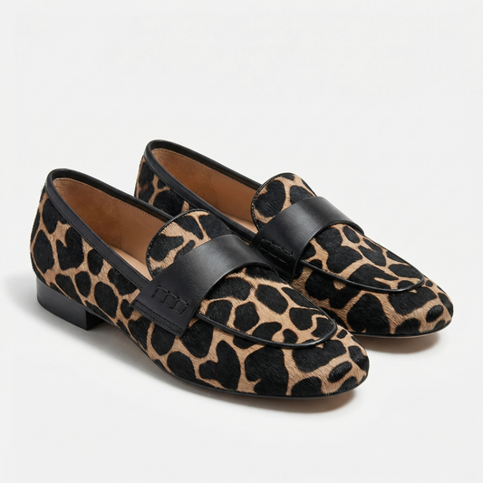 Léonie| Mocasín Leopardo