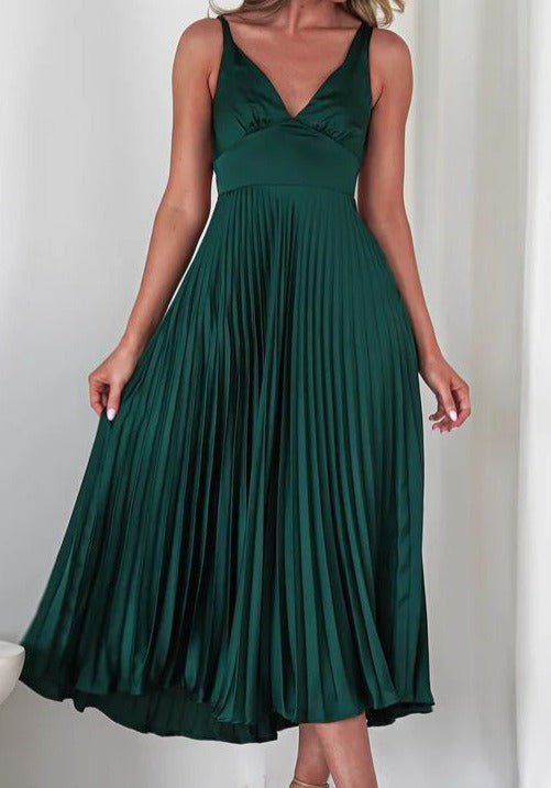 MALKA | Vestido maxi elegante con caída delicada